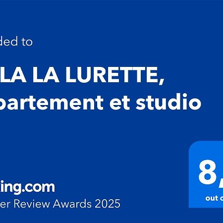 Villa La Lurette, Appartement Et Studio Saint-Étienne-les-Orgues Екстериор снимка